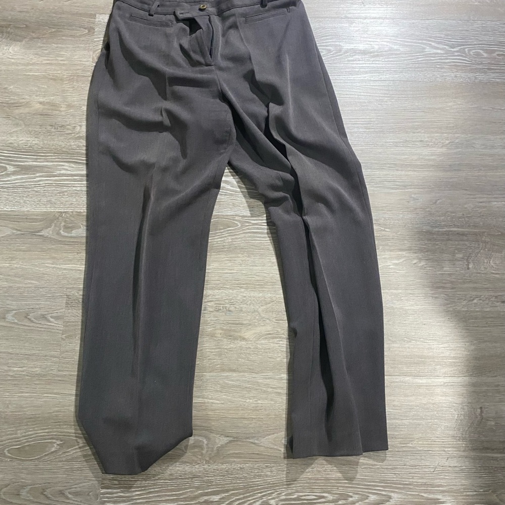 Elegant Gray Women's Dress Pants